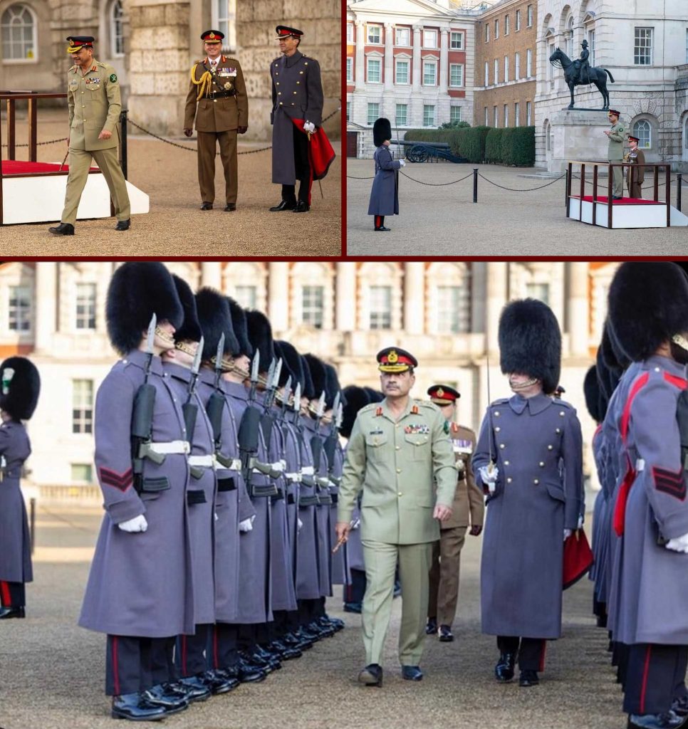 Syed Asim Munir is on an official visit to the United Kingdom