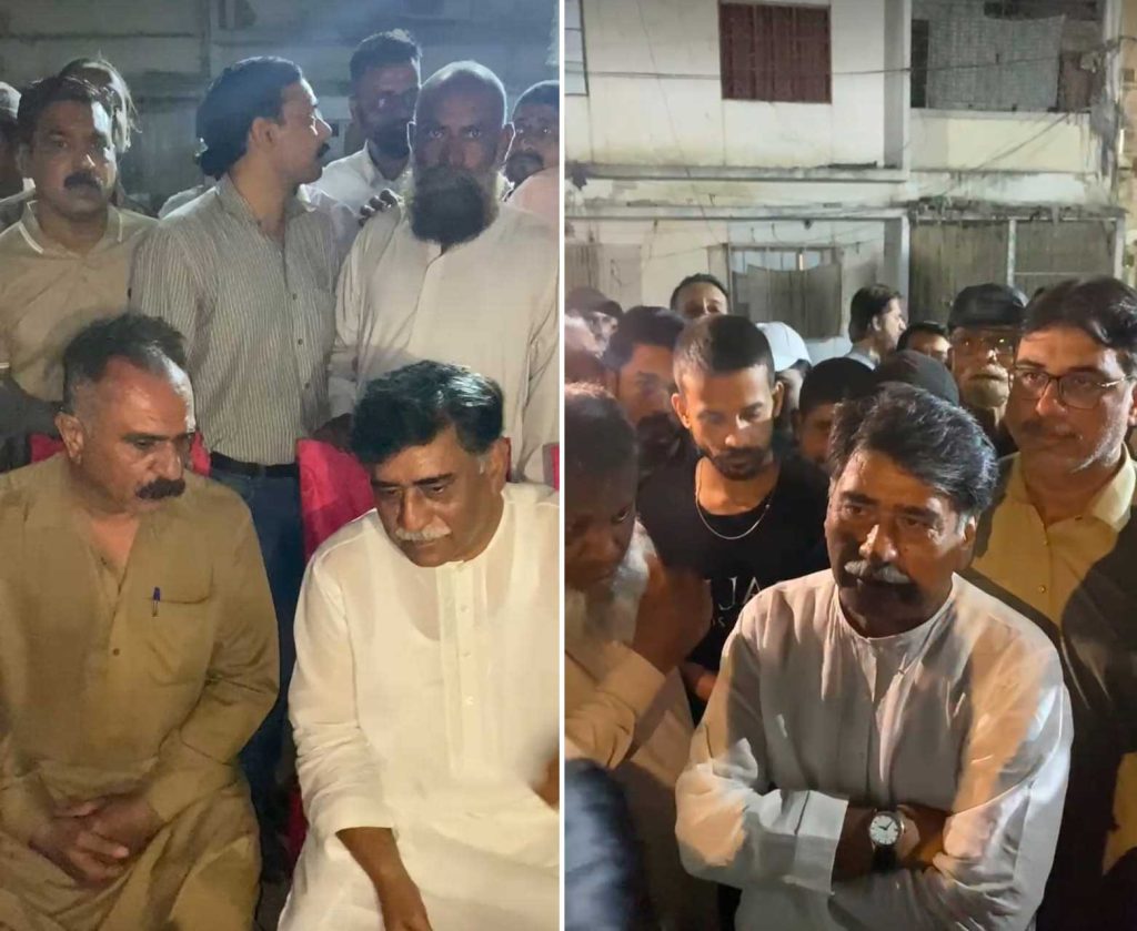 Afaq Ahmed arrives at Shadman Town TNT Flat