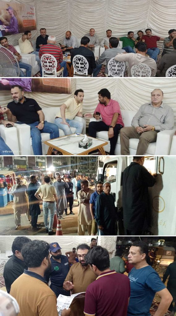 MPA Jamal Ahmed efforts, K-Electric camp established for the people of Arafat Town, Batha Town, KBR Bufferzone