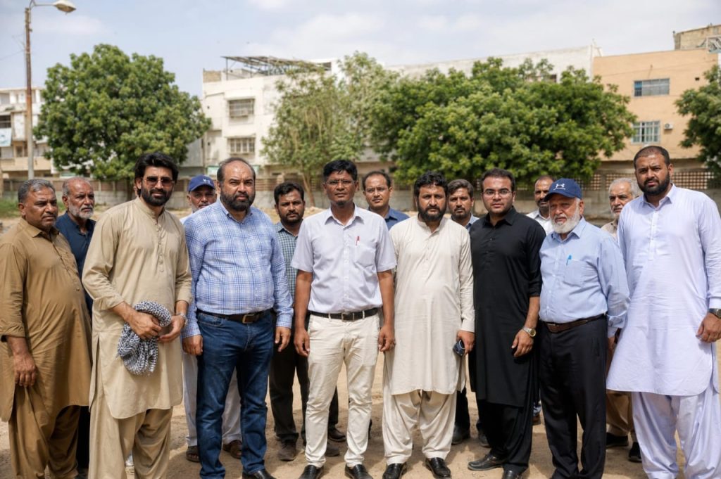 Town Chairman Atif Ali Khan makes an emergency visit to Shadman Town